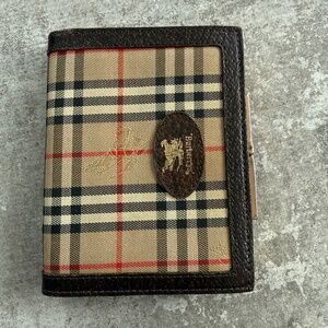Burberry Nova Check Compact Wallet